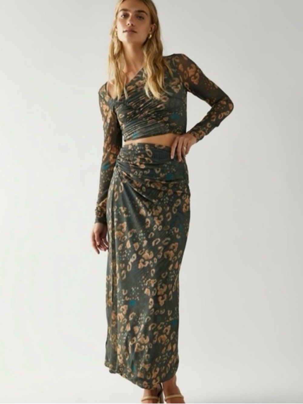 Leopard-Print Free People Supernova Set